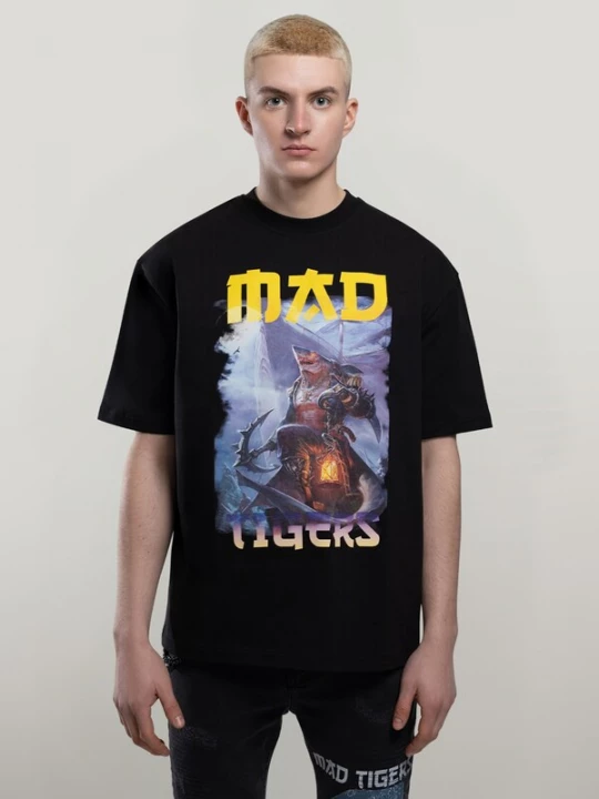 Foto van product MAD TIGERS Shirt 'Dark Oceans' zwart