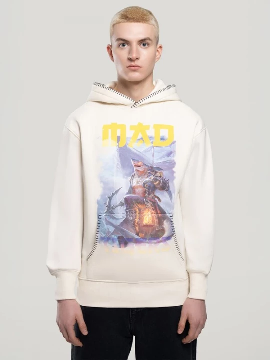 Foto van product MAD TIGERS Sweatshirt 'Dark Oceans' crème