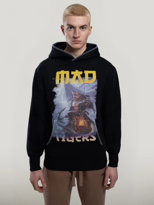 Foto van product MAD TIGERS Sweatshirt 'Dark Oceans' zwart