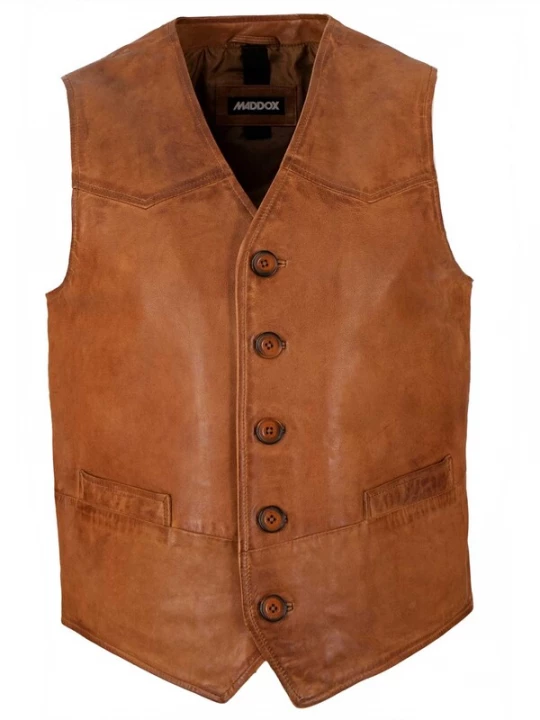 Foto van product MADDOX Bodywarmer 'Emilio' cognac