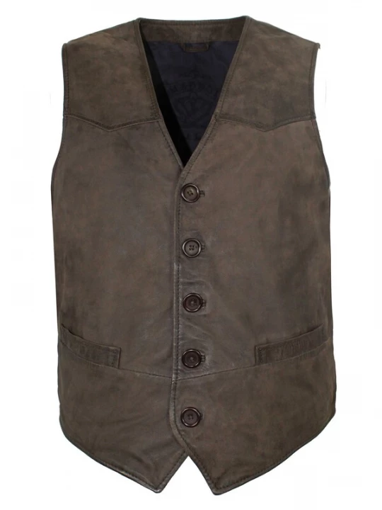 Foto van product MADDOX Bodywarmer 'Emilio' donkerbruin