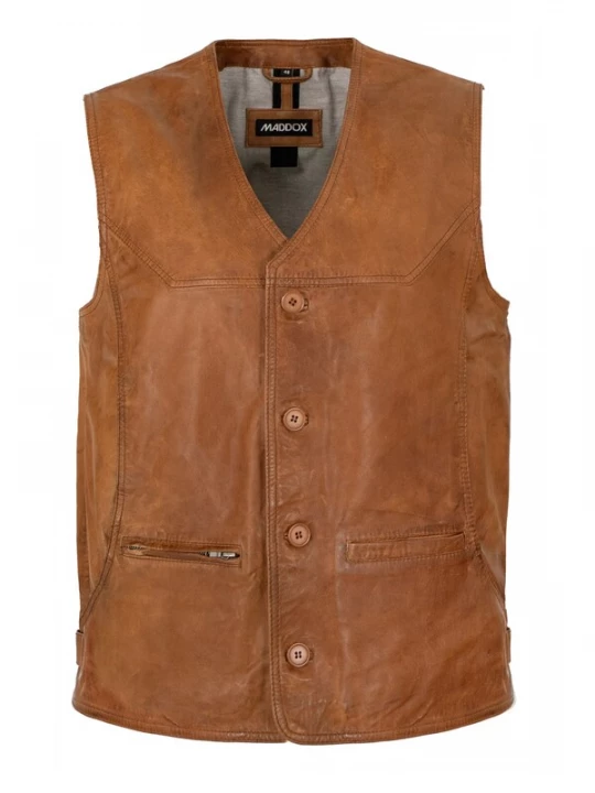 Foto van product MADDOX Bodywarmer 'Georgio' cognac