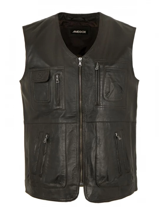 Foto van product MADDOX Bodywarmer 'Gero' donkerbruin
