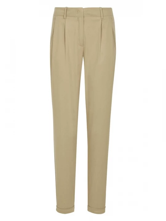 Foto van product MADELEINE Bandplooibroek beige