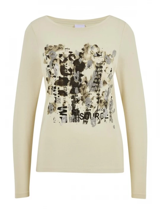 Foto van product MADELEINE Blouse antraciet / zwart / parelwit