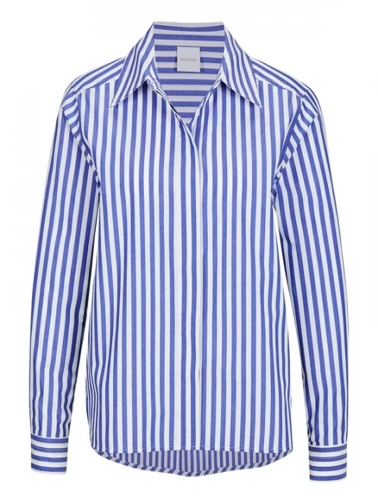Foto van product MADELEINE Blouse azuur / wit