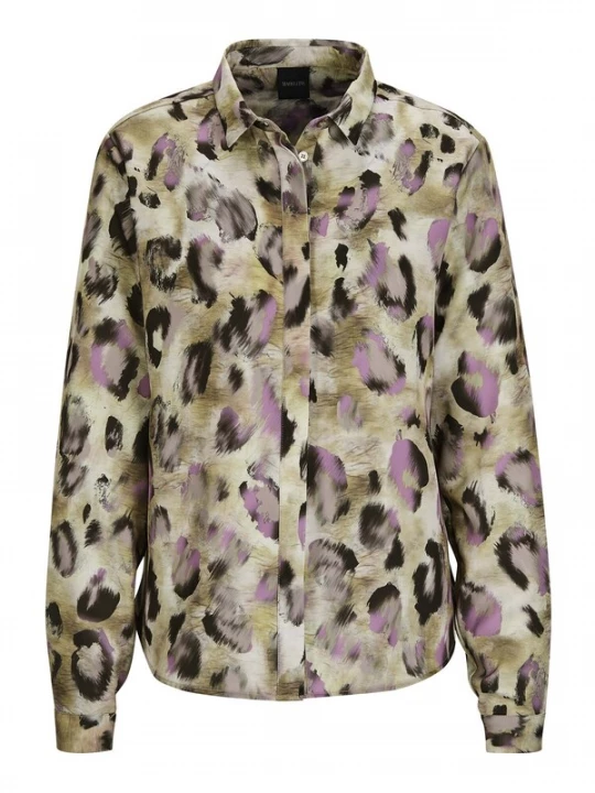 Foto van product MADELEINE Blouse beige / lila / zwart