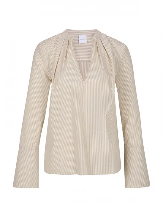 Foto van product MADELEINE Blouse beige / wit