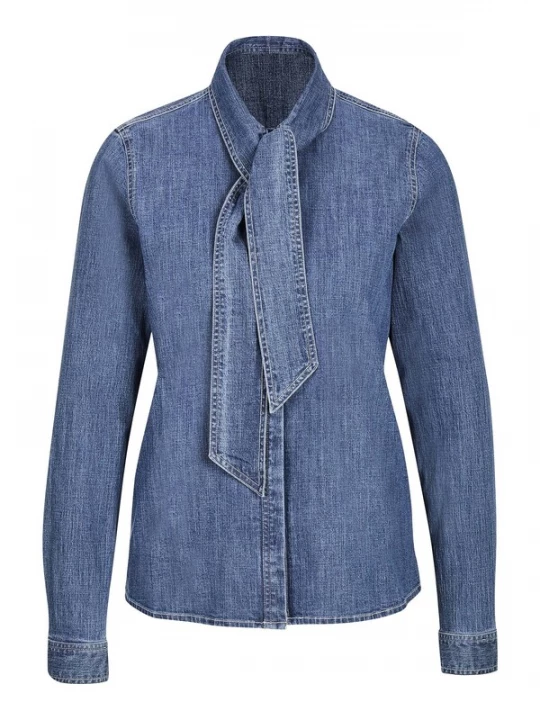Foto van product MADELEINE Blouse blauw denim