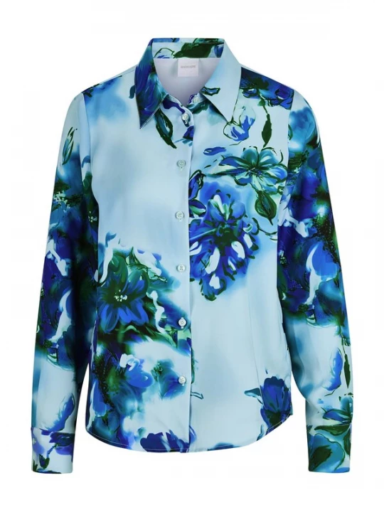 Foto van product MADELEINE Blouse blauw / lichtblauw / mintgroen