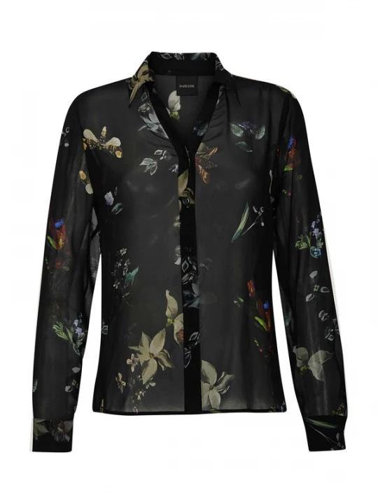 Foto van product MADELEINE Blouse gemengde kleuren / zwart