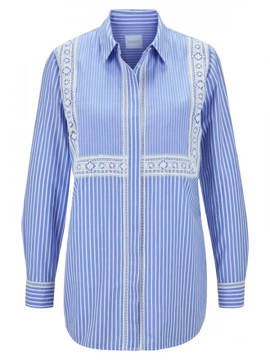 Foto van product MADELEINE Blouse lichtblauw / wolwit