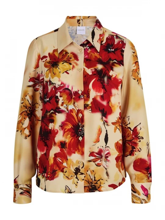 Foto van product MADELEINE Blouse perzik / rood / zwart / wit