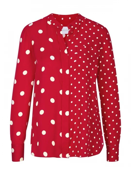 Foto van product MADELEINE Blouse rood / wit