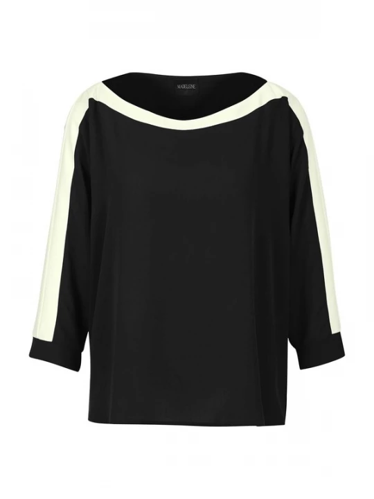 Foto van product MADELEINE Blouse zwart / wit