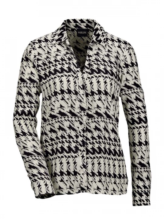 Foto van product MADELEINE Blouse zwart / wolwit
