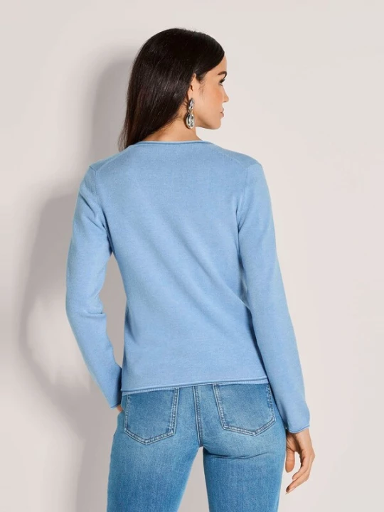 Foto van product MADELEINE Gebreid vest blauw