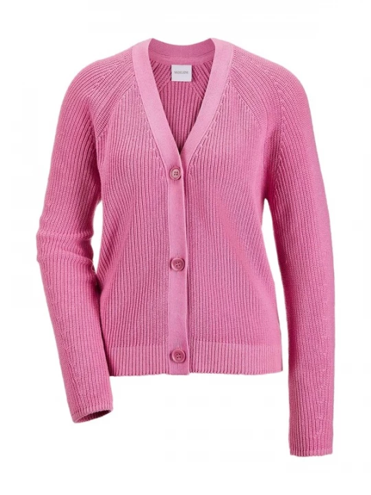 Foto van product MADELEINE Gebreid vest framboos