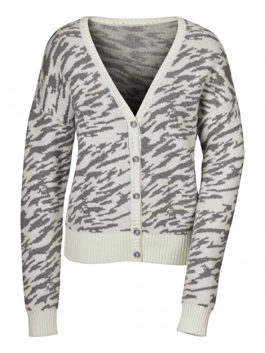 Foto van product MADELEINE Gebreid vest grafiet / wolwit
