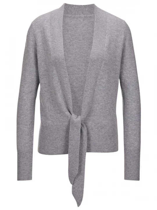 Foto van product MADELEINE Gebreid vest grijs