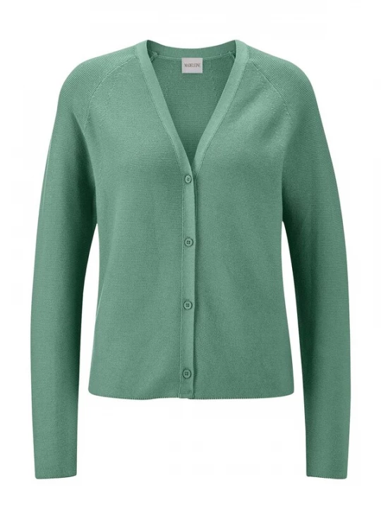 Foto van product MADELEINE Gebreid vest mintgroen