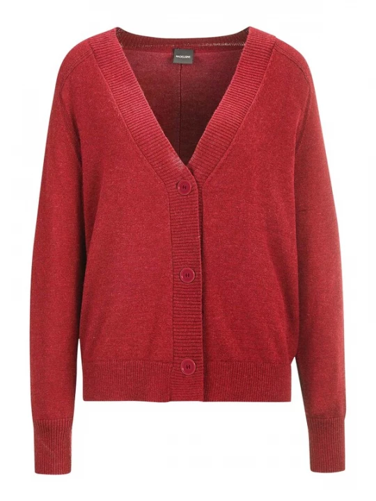 Foto van product MADELEINE Gebreid vest rood