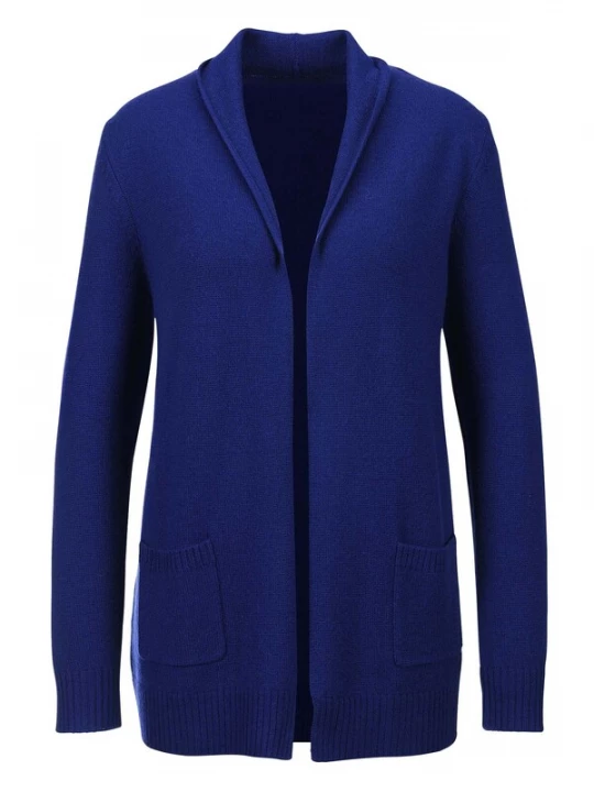 Foto van product MADELEINE Gebreid vest royal blue / koningsblauw