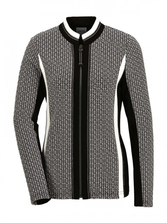 Foto van product MADELEINE Gebreid vest zwart / wit