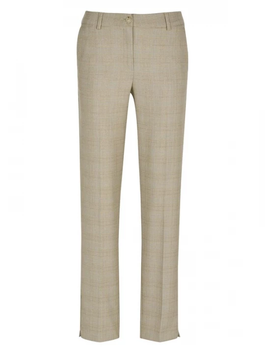 Foto van product MADELEINE Pantalon beige / hemelsblauw / bruin