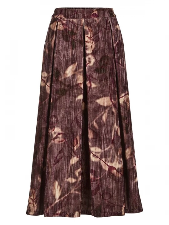 Foto van product MADELEINE Rok beige / karmijnrood
