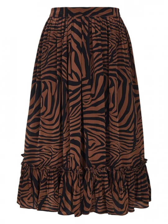 Foto van product MADELEINE Rok bruin / zwart