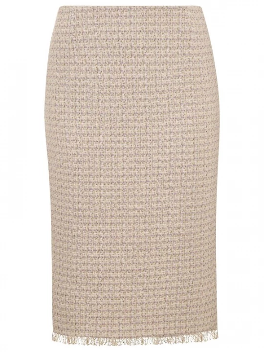 Foto van product MADELEINE Rok lila / wit / parelwit