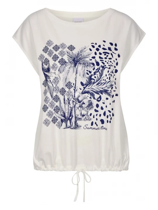Foto van product MADELEINE Shirt donkerblauw / wit