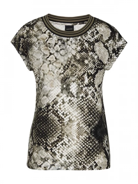 Foto van product MADELEINE Shirt kaki / wit
