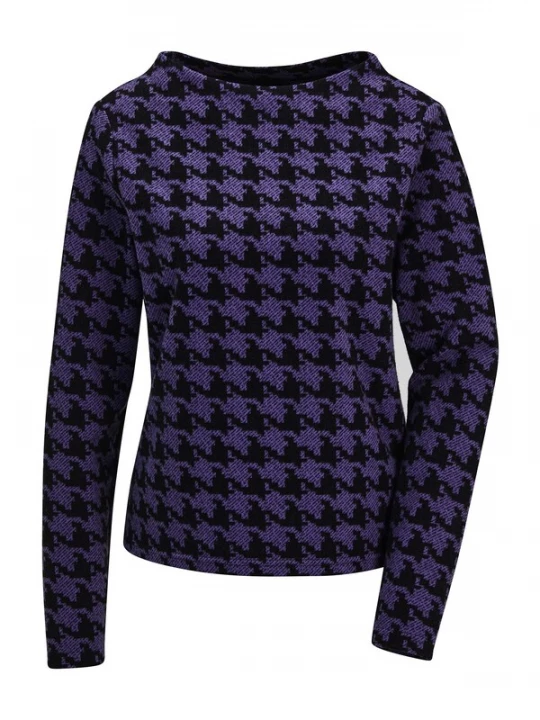 Foto van product MADELEINE Shirt lila / zwart