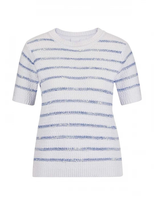 Foto van product MADELEINE Trui blauw / wit