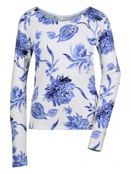 Foto van product MADELEINE Trui navy / royal blue / koningsblauw / wit