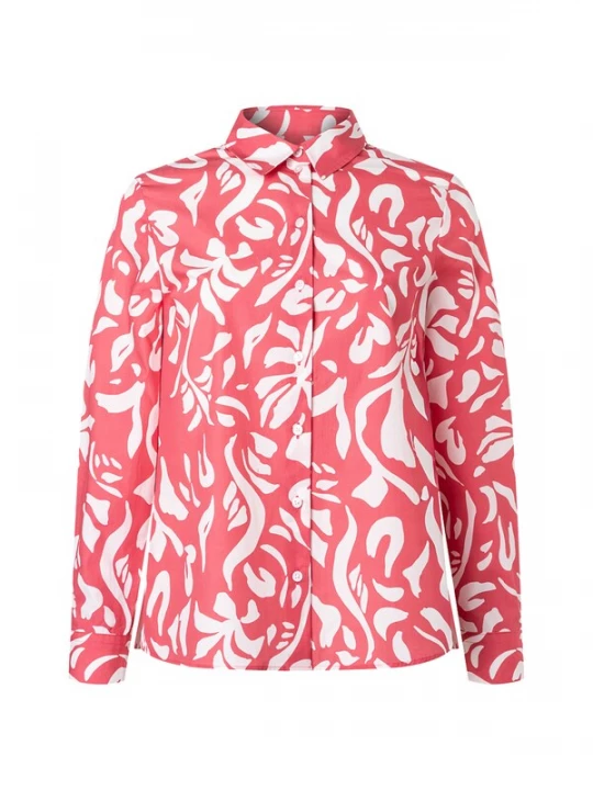 Foto van product MAERZ Muenchen Blouse framboos / wolwit
