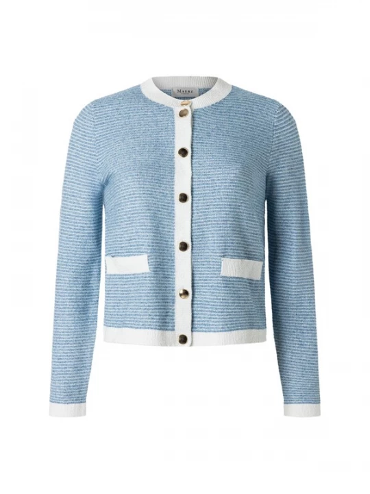 Foto van product MAERZ Muenchen Gebreid vest ' 276601 ' blauw