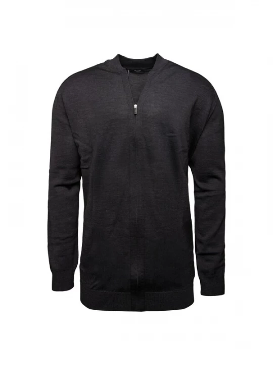 Foto van product MAERZ Muenchen Gebreid vest antraciet