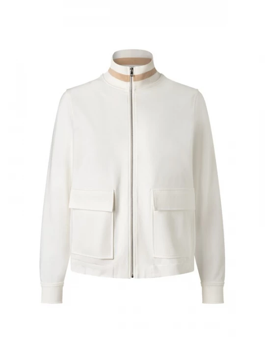 Foto van product MAERZ Muenchen Gebreid vest camel / wit