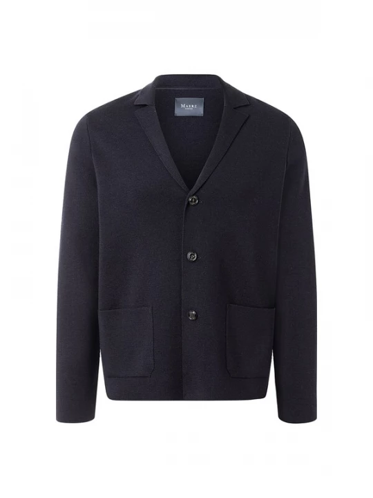 Foto van product MAERZ Muenchen Gebreid vest donkerblauw