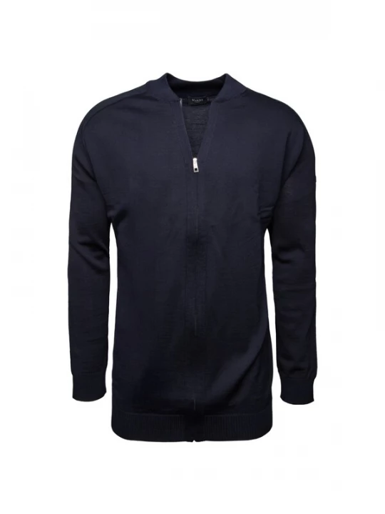 Foto van product MAERZ Muenchen Gebreid vest donkerblauw