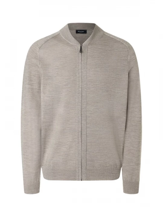 Foto van product MAERZ Muenchen Gebreid vest lichtbeige / lichtgrijs