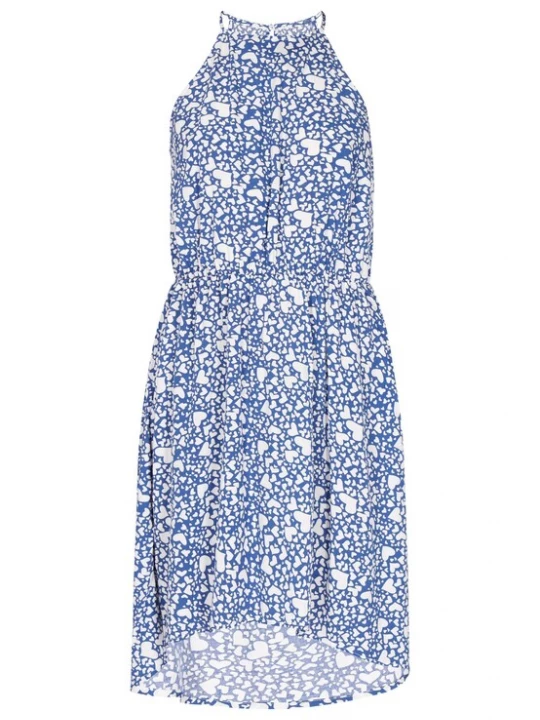 Foto van product MAIRE Zomerjurk blauw / wit