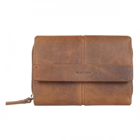 Foto van product Maître Portemonnee 'Birkenfeld' cognac