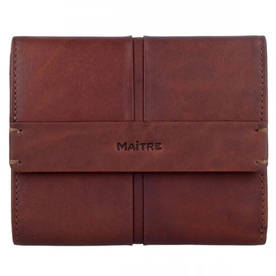 Foto van product Maître Portemonnee 'Birkenfeld Dalene' kastanjebruin