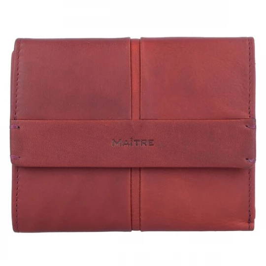 Foto van product Maître Portemonnee 'Birkenfeld Dalene' kersrood