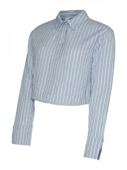 Foto van product MAMALICIOUS Blouse 'MLASTA LIA' blauw / lichtblauw / wit