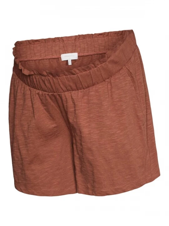 Foto van product MAMALICIOUS Broek 'MLIvy' kastanjebruin